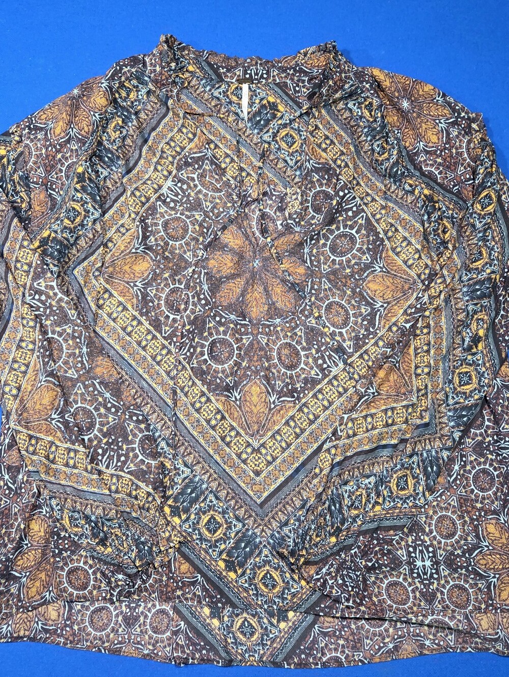 Free People Long Sleeve Blouse Womens Medium